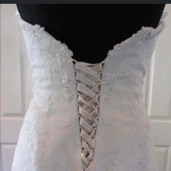 Kenneth Winston wedding dress Size 14 Altered to 8 - Picture 3 of 3